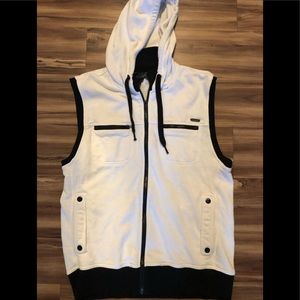 G By Guess Vest w/ a Hoodie